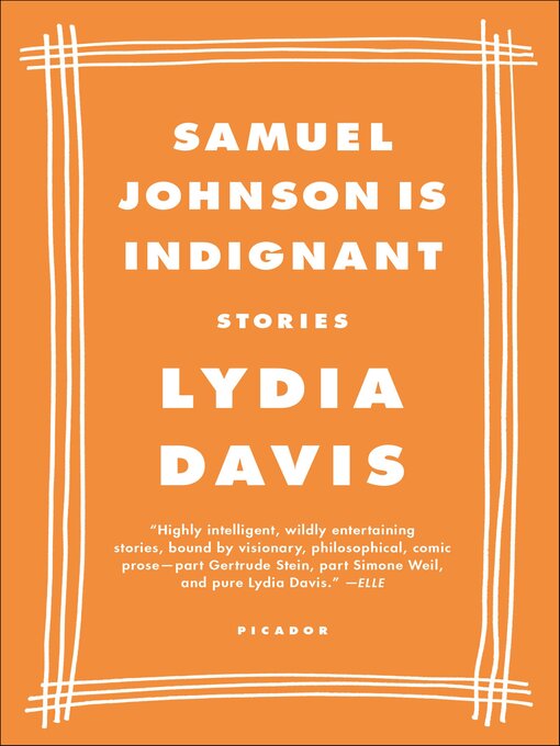 Title details for Samuel Johnson Is Indignant by Lydia Davis - Available